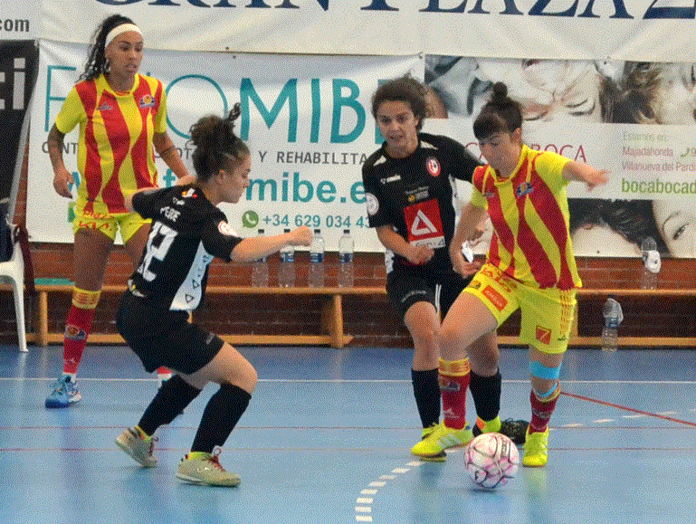 Futbol sala Primera division Femenina : Triunfo  del Sala Zaragoza ante el Rayo Majadahonda 0-1